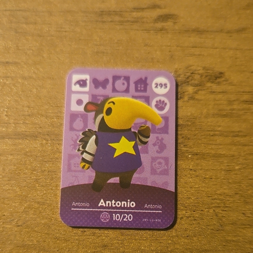 Animal Crossing Amiibo Card - Antonio